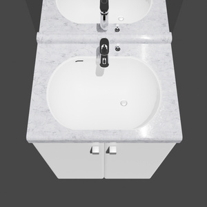 【Free】洗面台(wash basin)【3dmodel】 缩略图 2