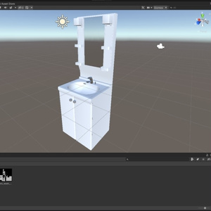 【Free】よくある洗面台(wash basin)【3dmodel】 缩略图 5