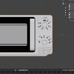 【Free】電子レンジ(microwave)【3dmodel】 缩略图 4