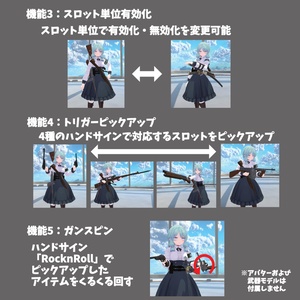 【VRChat】Weapon Bay System Dress【Avatars3.0向けギミック】 缩略图 5