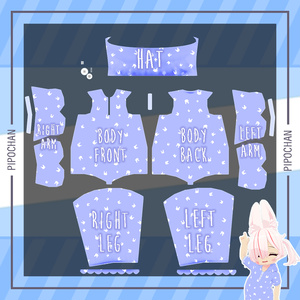[こうめ & おもち衣装] Baby Pajamas 缩略图 8