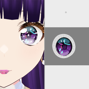 Cyber/Dreamlike Irises (Vroid)