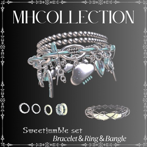 【VRC想定/17アバター対応】MH SweetJumble ブレスレット/リング/バングル