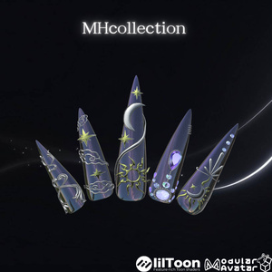 【VRC想定/21アバター対応】【MA対応】MH SOL&LUNA NAIL 缩略图 2