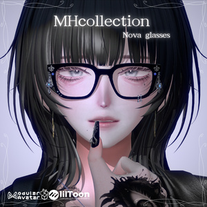 【VRC想定/20アバター対応】【MA対応】MH Nova glasses/V2 缩略图 3