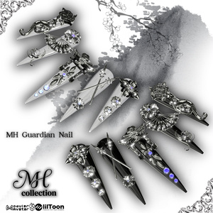 [VRC Ready / 21 Avatars Compatible] [MA Compatible] MH Guardian Nail