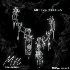 [VRC Ready / 20 Avatars Compatible] [MA Compatible] MH Evil EarRing