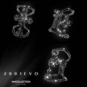 【VRC想定/21アバター対応】【MA対応】MH Rings 2001evo 缩略图 12