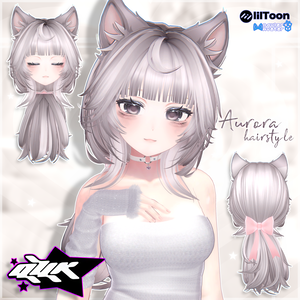 【 QVK 】 Aurora Hairstyle 【14 avatar 】 