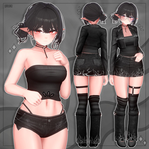 【✦QVK 】 - DenimFlames ✦ギミック 【 8 avatar 】 缩略图 6