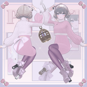 Papilveil 【VRChat向け衣装/9アバター対応】 缩略图 2