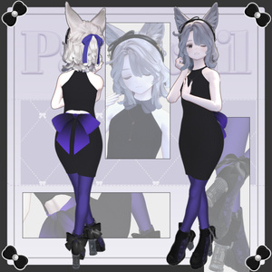 Papilveil 【VRChat向け衣装/9アバター対応】 缩略图 3