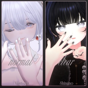 【無料版有】 Bloomyra 【VRChat向けネイルチップ/12アバター対応】 缩略图 2
