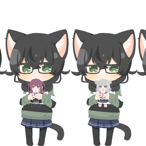 ぴこぴこ千冬　立ち絵素材