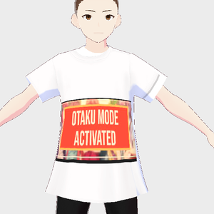 Otaku mode activated shirt (avatars included)