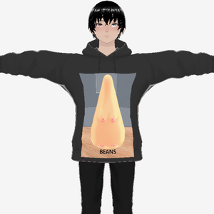 Snail hoodie + male avatar カタツムリのシャツ + 男性アバター