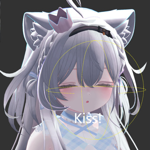 【VRChat-エク-Eku】 [Grab Cheek, SuckFinger, Pet Head, Kiss] EXContact With SoundEffects! [MA対応] 缩略图 2