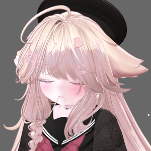 【VRChat-「輝夜」-kaguya-】 [SuckFinger, Pet Head, Kiss] EXContact With SoundEffects! [MA対応]