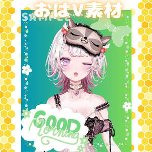 【フリー素材】おはV素材