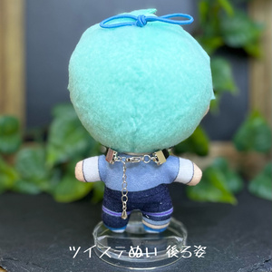 10cm ぬい服♡ぞう 水色 水玉 ベビー服 いつぬい にじぱぺっと 人気