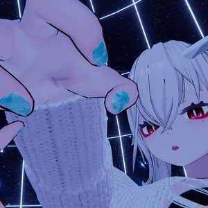 Turquoise Blurネイルテクスチャー