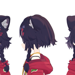 【髪型】Fluffy Braid （5アバター） 缩略图 4