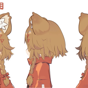 【髪型】Fluffy Braid （5アバター） 缩略图 3