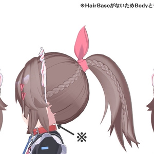 【髪型】Fluffy Braids Ponytail（5アバター） 缩略图 5