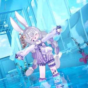 【髪型】みつあみうさぎツインテ（6アバター） 缩略图 21