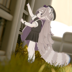 ジェスチャーアニメーション付き！【髪型】まめレッサーパンダ＆キプあらいぐま（2アバター） 缩略图 13