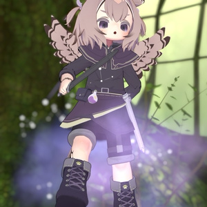アニメーション付き！【髪型】みみずくツインテ（2アバター） 缩略图 6