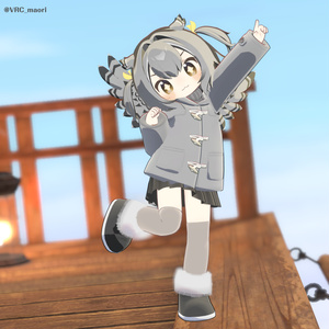 アニメーション付き！【髪型】みみずくツインテ（2アバター） 缩略图 14