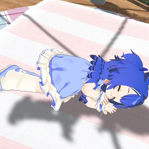 アニメーション付き！【髪型】みみずくツインテ（2アバター） 缩略图 7