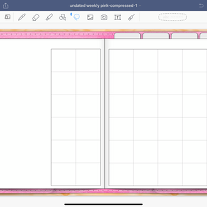 無地 日付なし デジタルプランナー　for GoodNotes5