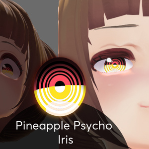 Pineapple Psycho Iris II Vroid Texture