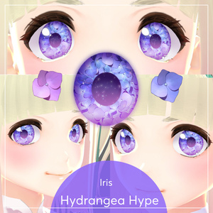 Hydrangea Hype Iris ll VRoid Texture