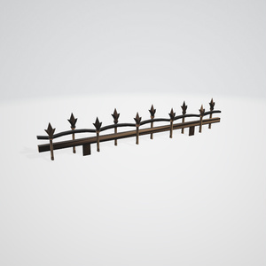 3dモデル　エクステリア　フェンス