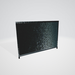 3d 3dモデル　フェンス