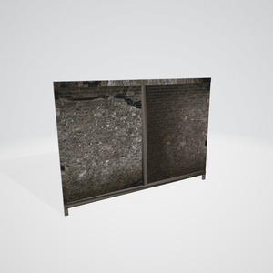3d 3dモデル　フェンス