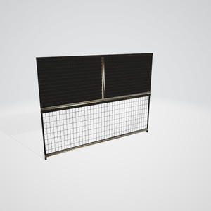 3dモデル　フェンス　エクステリア