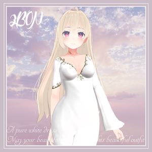 ⚜A pure white dress (kikyo 桔梗)⚜