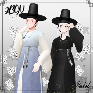 한복 Hanbok 韓服 (for Grus, Anri) 