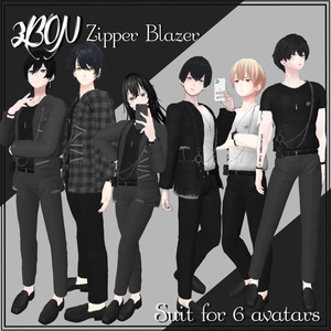 Zipper Blazer (for Minase, Grus, まき, 壱鬼, ハウラ, Anri) 缩略图 4