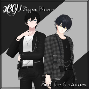 Zipper Blazer (for Minase, Grus, まき, 壱鬼, ハウラ, Anri) 缩略图 6