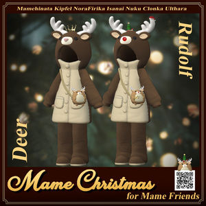 Mame Christmas (Santa Clothes, Rudolf Pajamas)  #3BON 缩略图 3