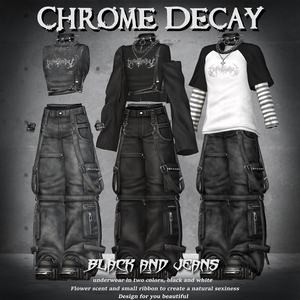 Chrome Decay (for Men's avatars)  #3BON