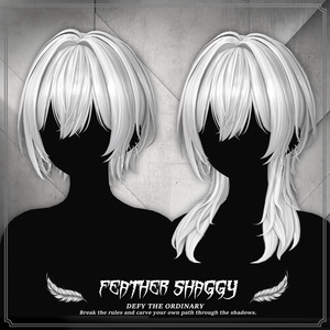 Feather Shaggy Hair  #3BON 缩略图 15