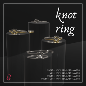【VRChat向け】knot ring