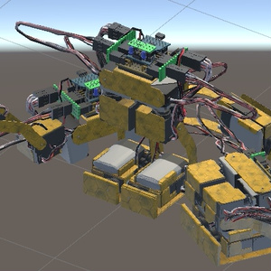 3D Model 3段変形のロボットをつくってみた【VRChat想定】