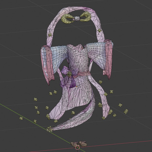 【無料】七夕用織姫衣装 △5516【VRChat想定】